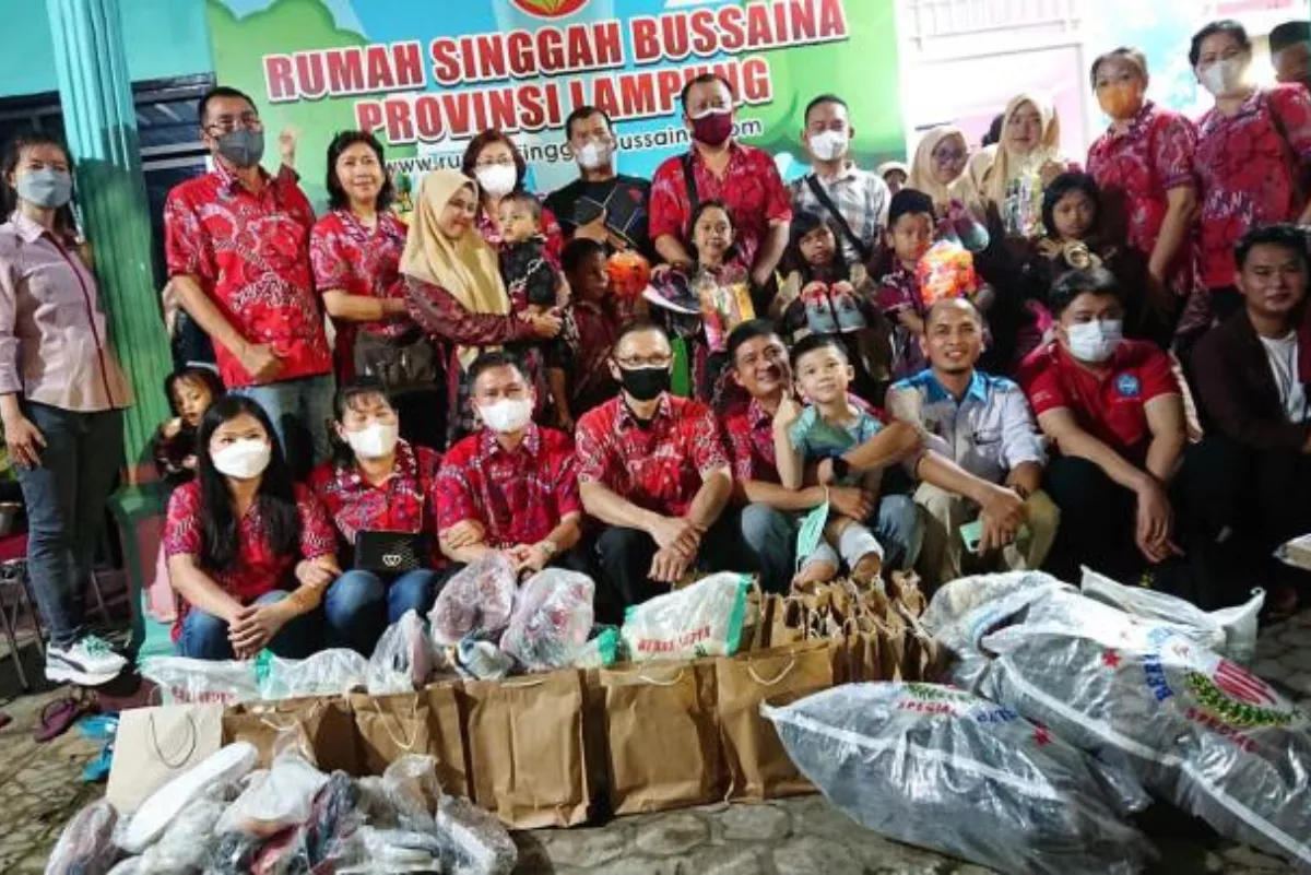 SMSI Siantar Simalungun Gandeng Bank Indonesia Berbagi di Panti Asuhan
