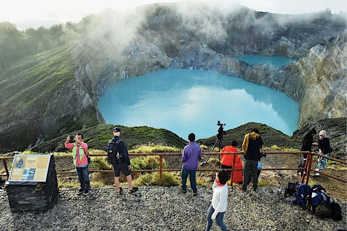 Pascagempa Flores, Retakan 100 Meter Ditemukan di Kawah Kelimutu