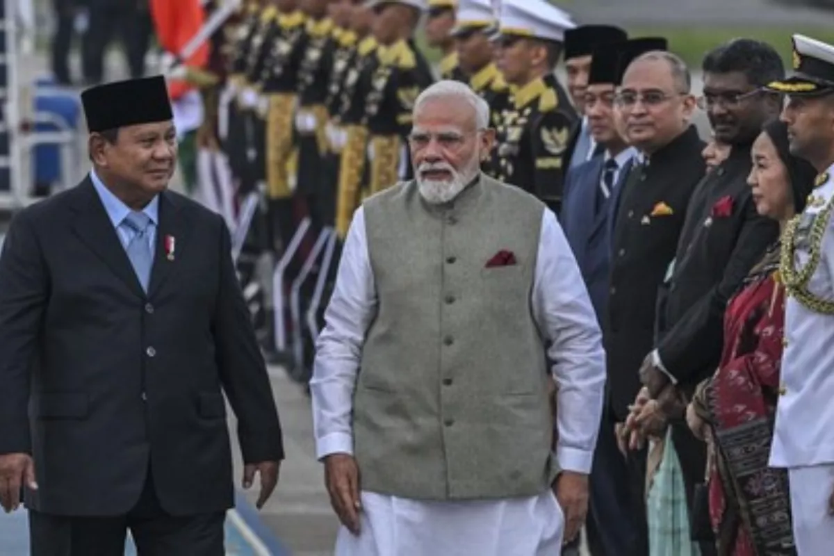 Prabowo Sambut Narendra Modi, Bahas Kerja Sama QRIS Indonesia-India