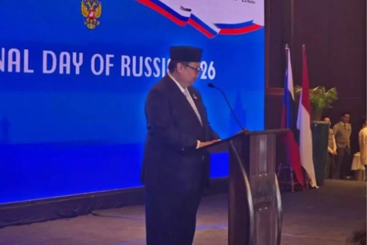 Hubungan RI-Rusia Ke-76, Airlangga Dorong Kemitraan Ekonomi