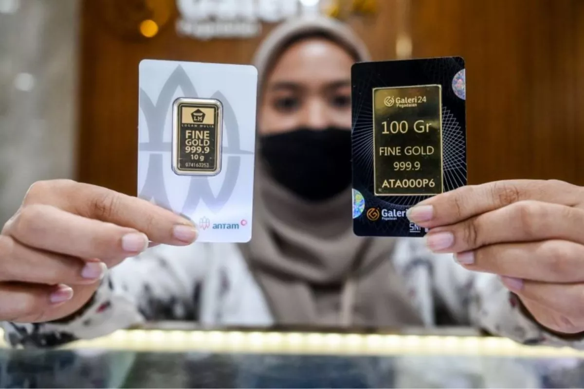 Harga Emas Antam di Pegadaian Rabu 10 Juni 2026 Turun Rp10.000