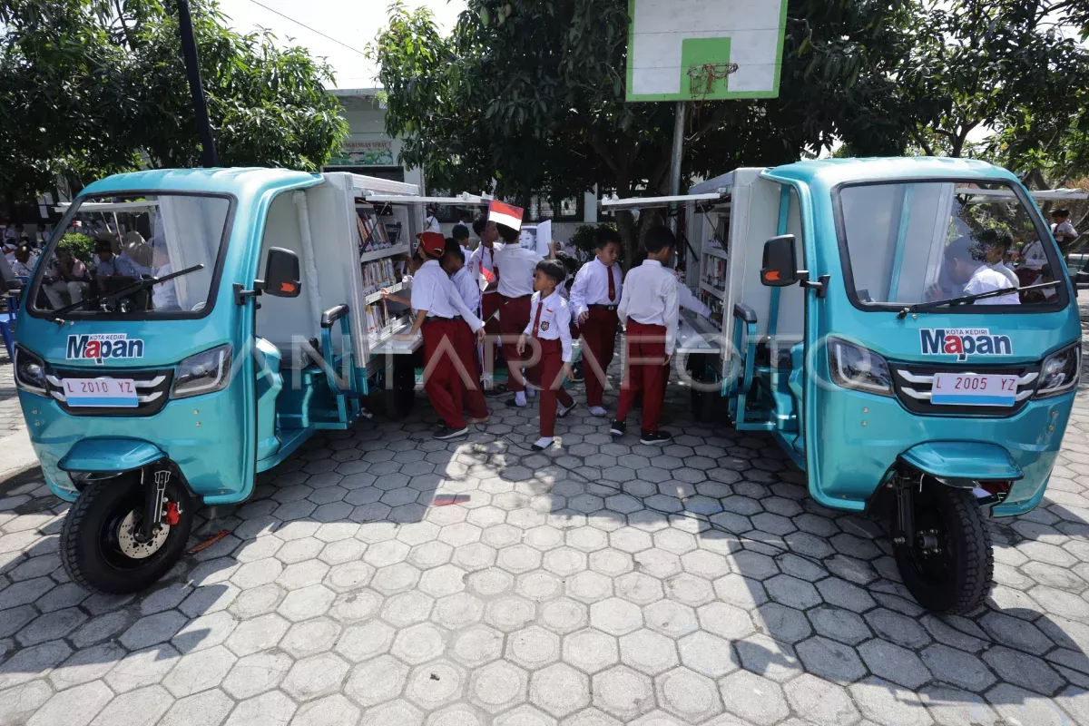 Dorong Literasi Keliling dengan Energi Hijau di Kota Kediri