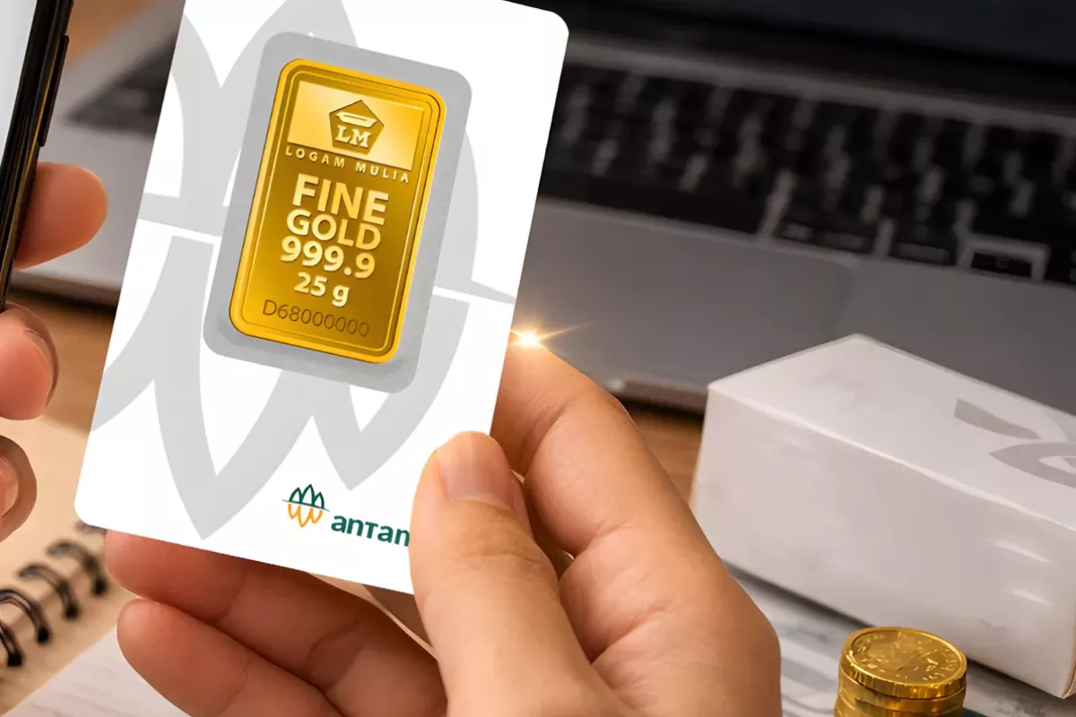 Harga Emas Antam Hari Ini Stagnan di Rp 2.635.000 Per Gram
