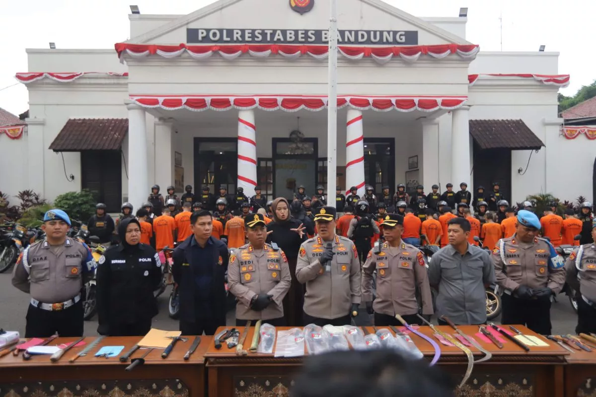Polisi Bandung Ungkap 15 Kasus Begal dan Curanmor