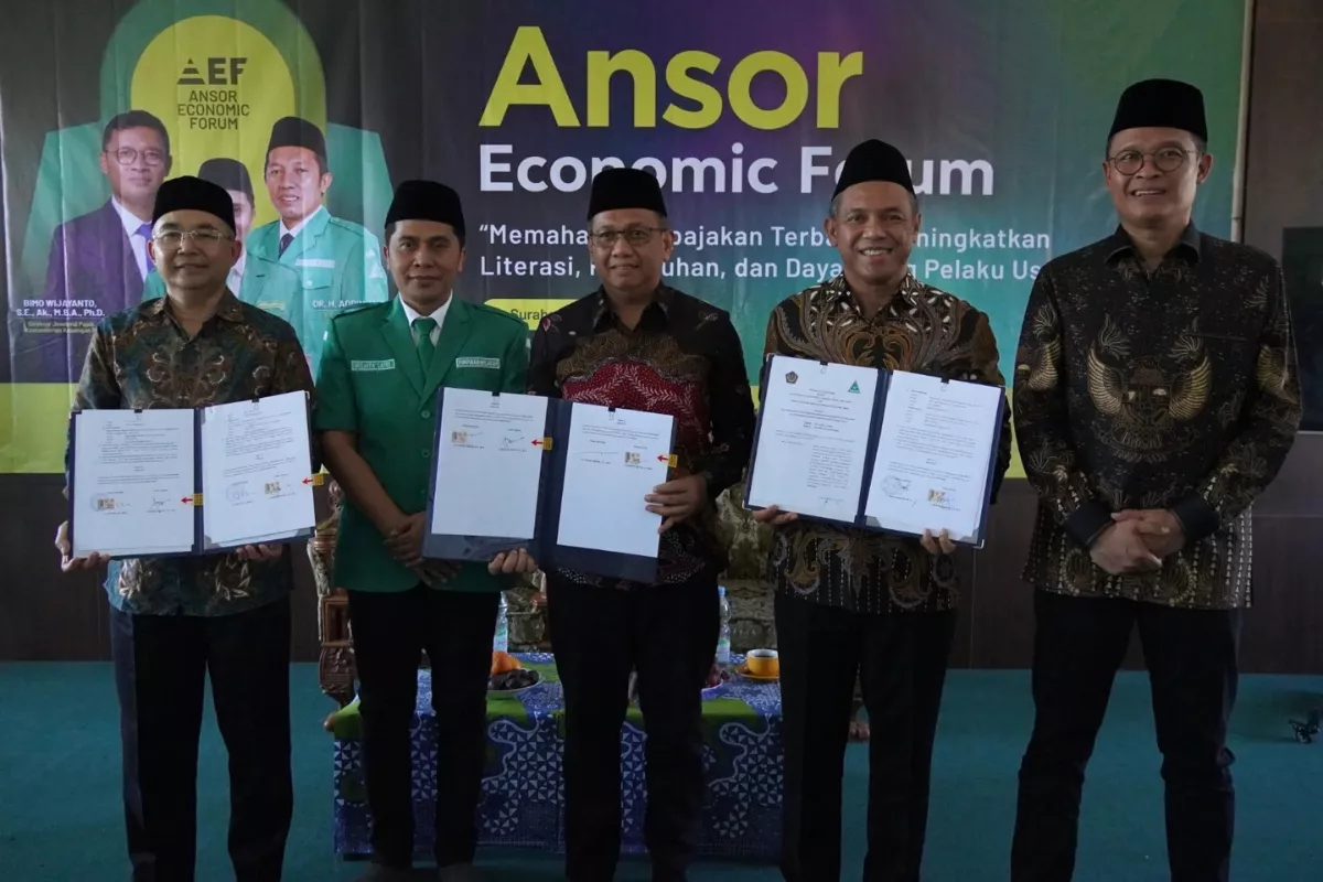 Sinergi DJP Jawa Timur dan Pemuda Ansor Edukasi Wajib Pajak Daerah