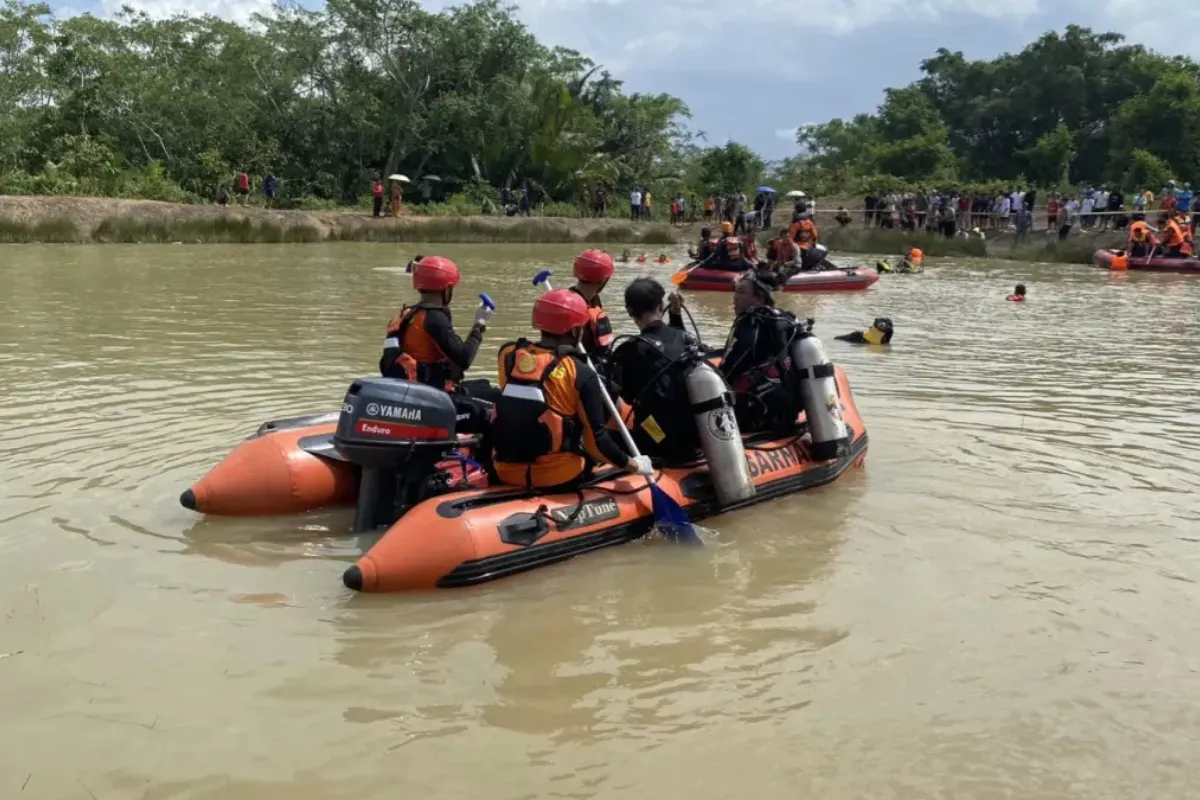 Basarnas Evakuasi Jasad Bocah 10 Tahun yang Tenggelam di Tanah Bumbu