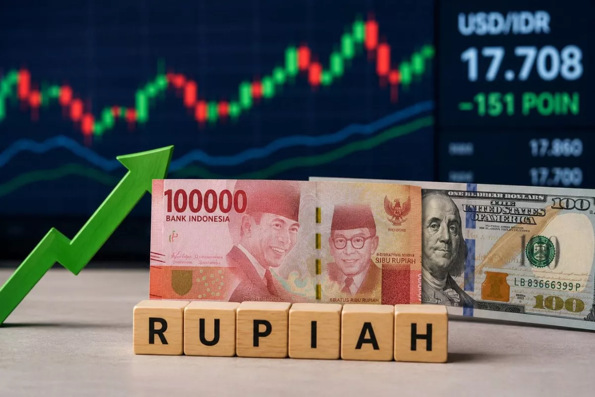 Rupiah Menguat ke Rp17.797 Pasca Kesepakatan Damai AS-Iran