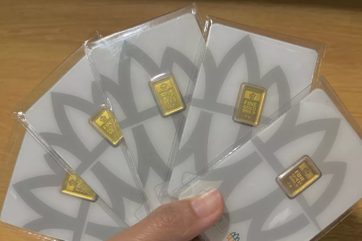 Nilai Jual Emas Antam di Pegadaian Hari Ini Ambles Rp21.000 per Gram