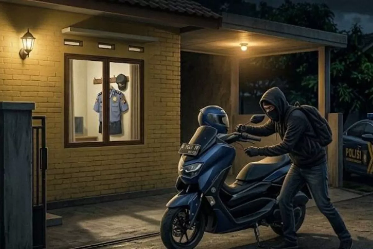 Maling Motor Bersenjata Tajam di Tangerang Ditangkap 1 Orang Buron