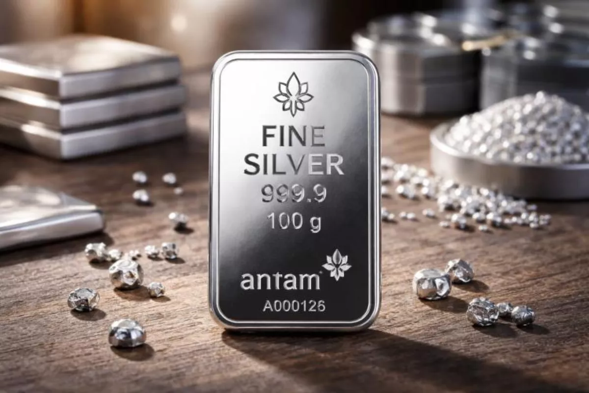 Perak Antam Ambrol Rp2.500 ke Level Rp38.650 per Gram Hari Ini 25 Juni 2026