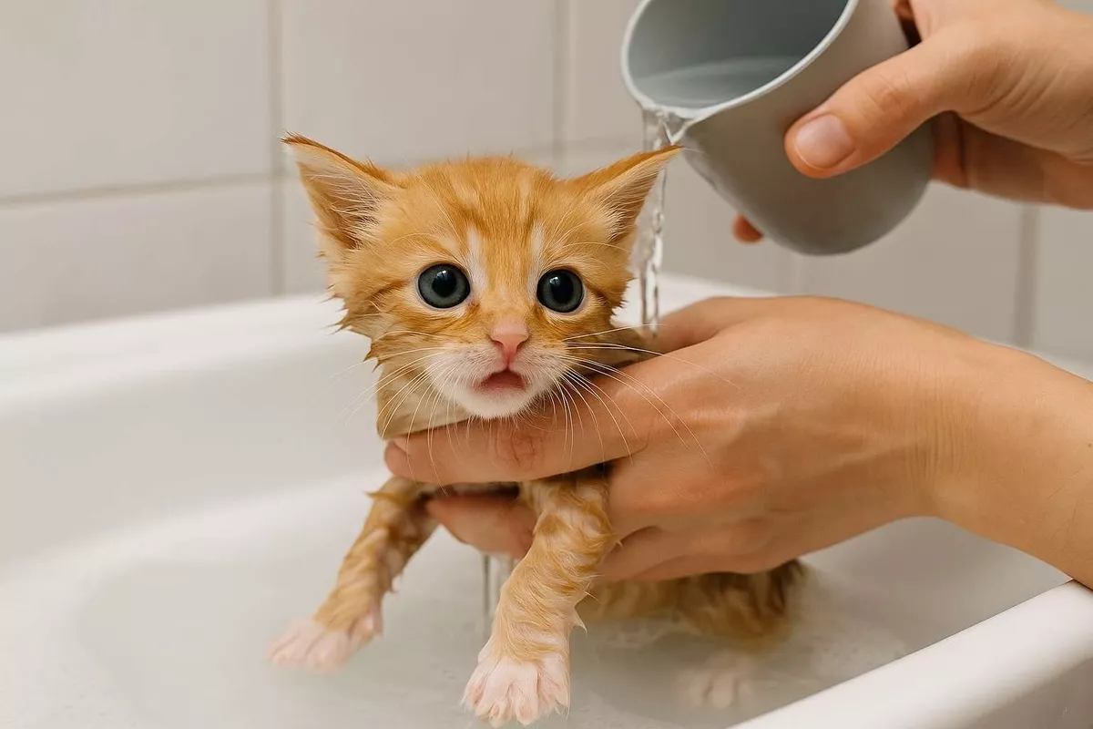 Aturan Kebersihan Kitten: Bolehkah Kucing Umur 1 Bulan Dimandikan?