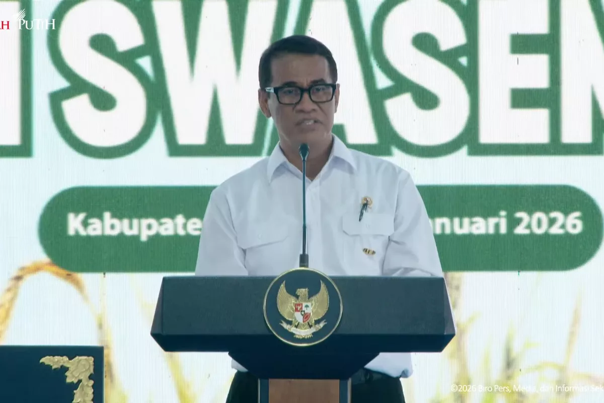 Mentan Amran Sebut Indonesia Sudah Swasembada Pangan Saat Ini