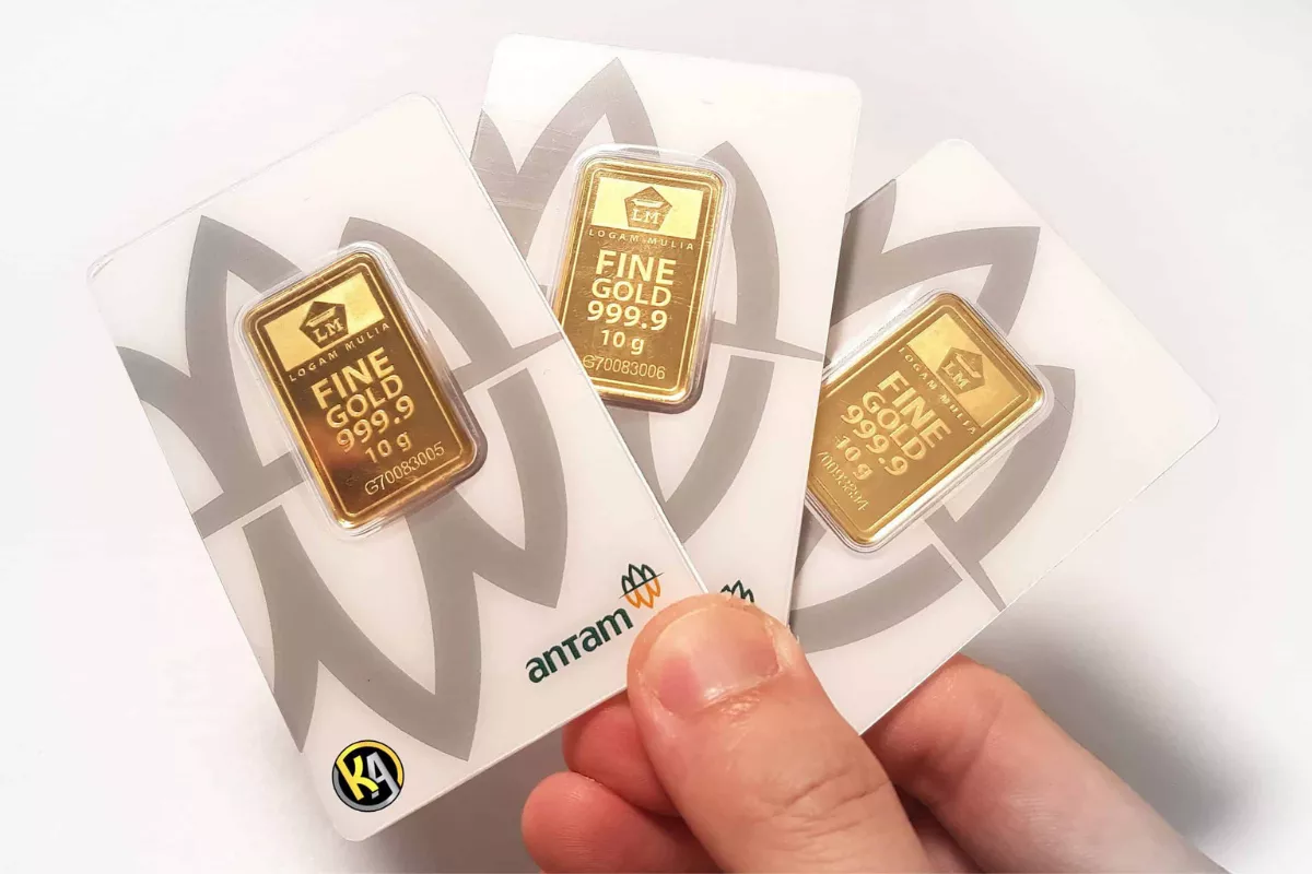 Harga Emas Antam Merosot Rp 30.000 Menjadi Rp 2,68 Juta Per Gram Hari Ini