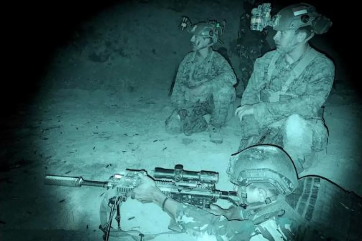 TNI dan Marinir Lintas Negara Latihan Menembak Malam di SGS 2026
