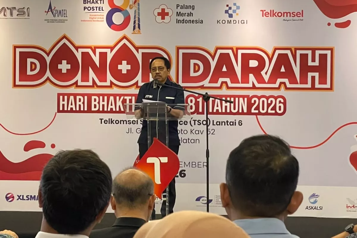 Hari Bhakti ke-81 Postel: ATSI Gelar Donor Darah Peduli Sosial