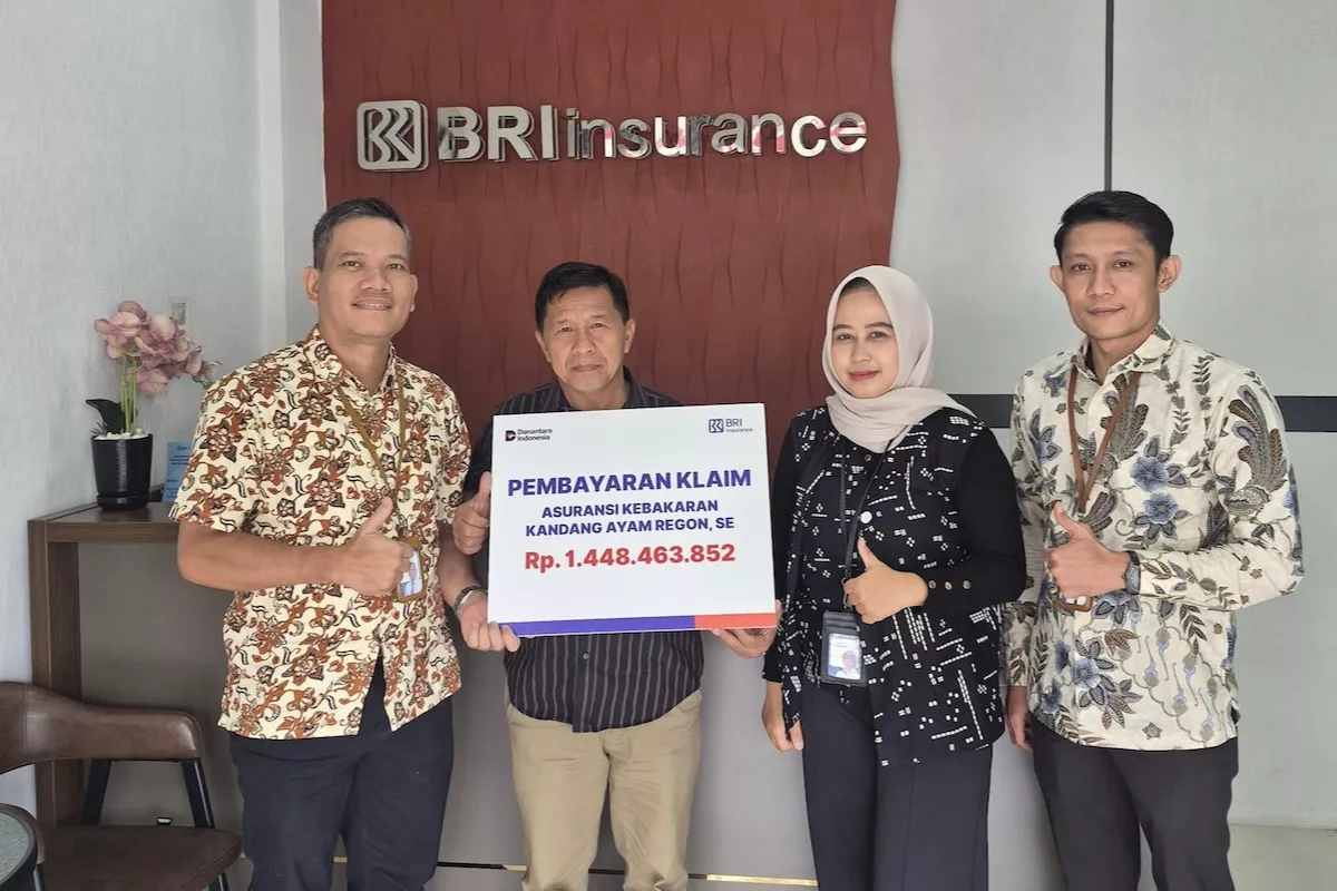 BRI Insurance Bayarkan Klaim Asuransi Rp1,4 Miliar kepada Nasabah Medan
