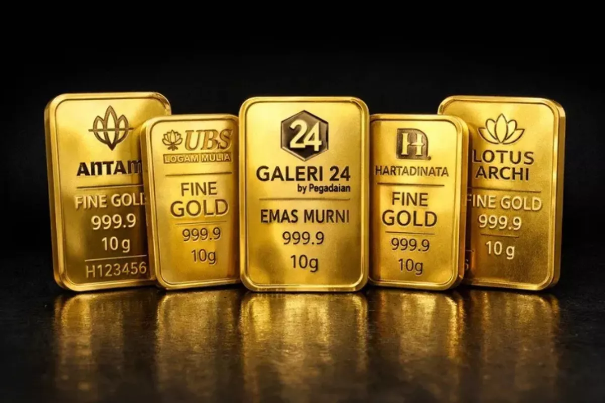 Emas Antam Turun Rp8 Ribu per Gram, Harga Jual Ikut Merosot