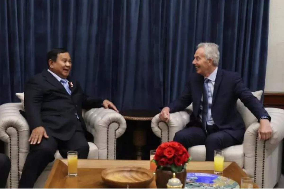 Pertemuan Hangat Kawan Lama: Prabowo Terima Tony Blair di Jakarta