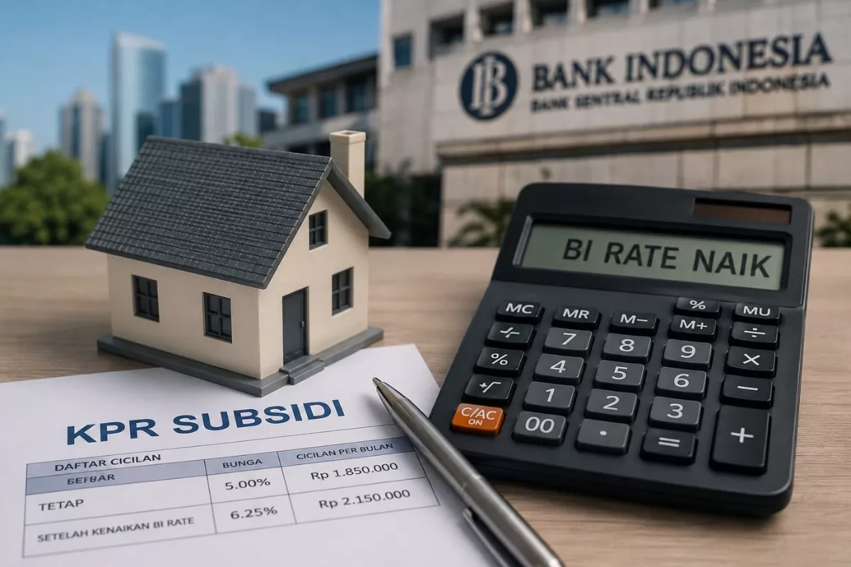 Dampak BI Rate 5,75 Persen, Cicilan KPR Bisa Naik Rp200 Ribu