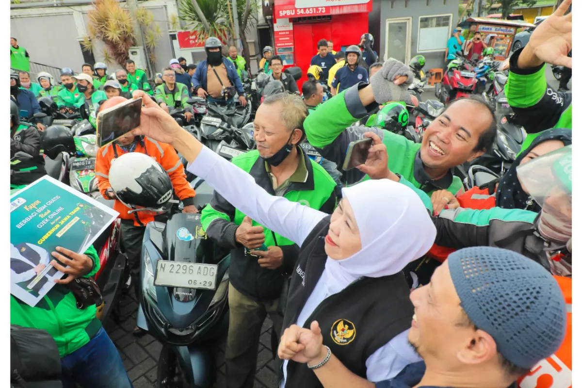 Program Berbagi 160 Pengemudi Ojol Dapat BBM Gratis untuk Operasional