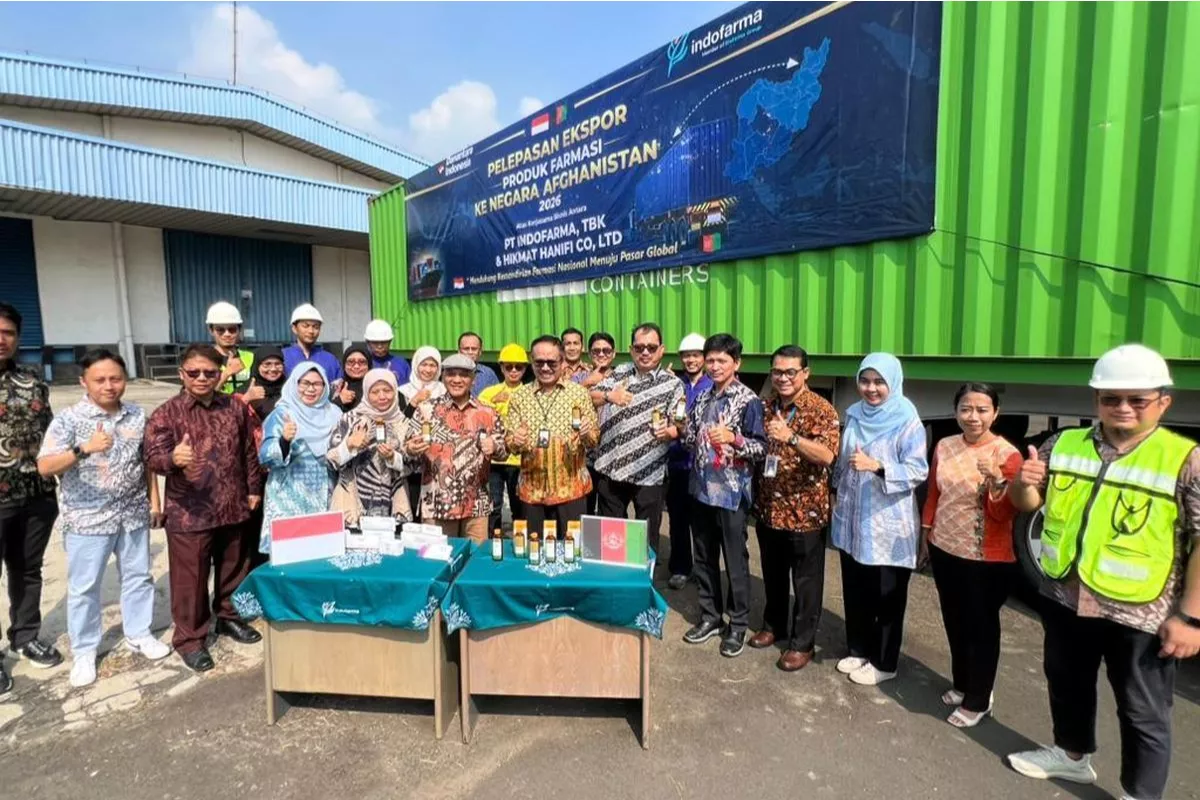 Bio Farma Group Ekspor Produk Farmasi Indofarma ke Afghanistan