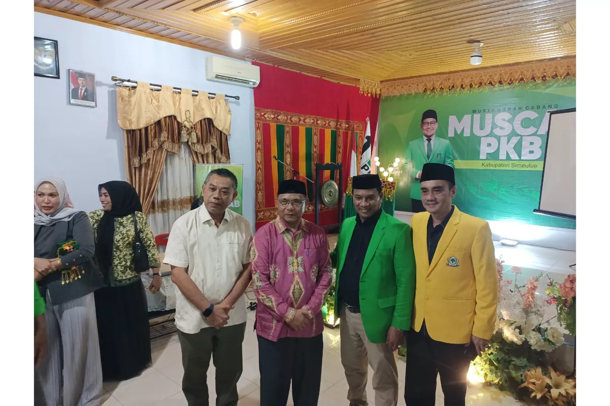 Wabup Simeulue Hadiri Muscab PKB Serahkan Usulan Pembangunan Daerah