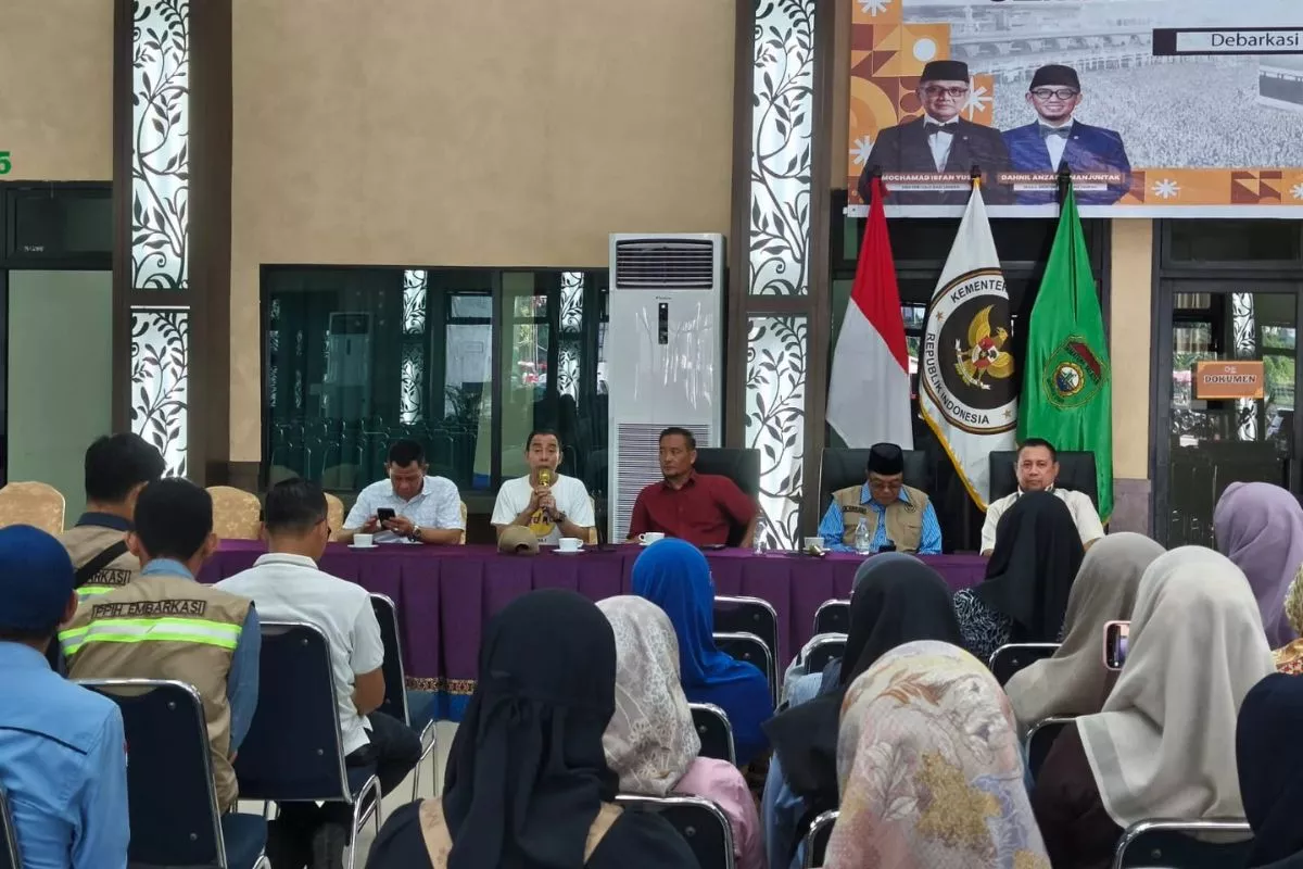 PPIH Pastikan Kepulangan Jamaah Haji Debarkasi Palembang Berjalan Lancar