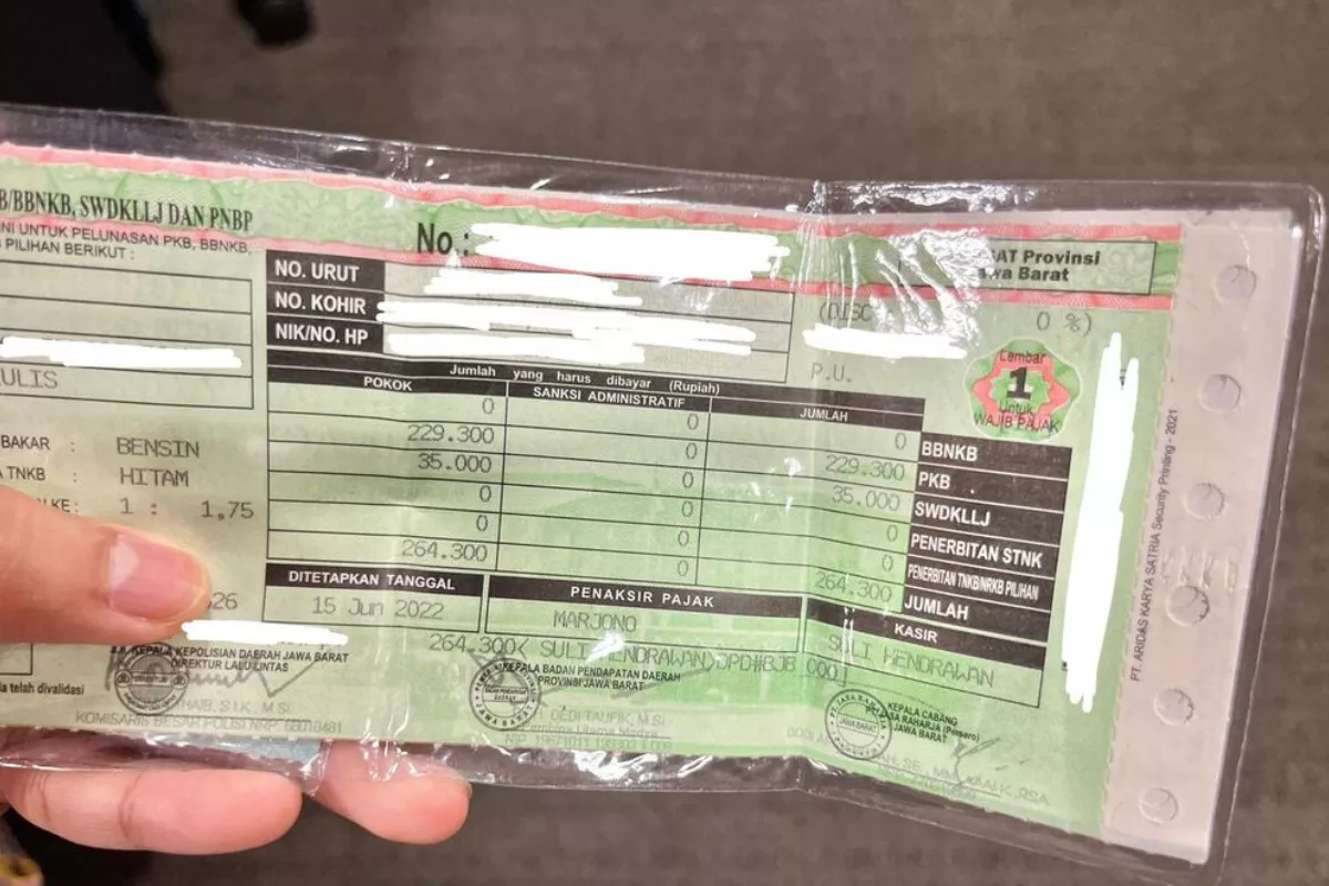 Pemutihan Pajak Kendaraan Jakarta Berlaku hingga 31 Agustus 2026