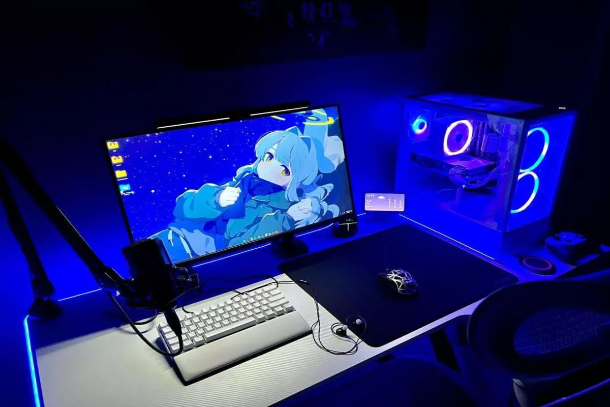 Gaming Setup Minimalis untuk Produktivitas dan Hiburan yang Estetik