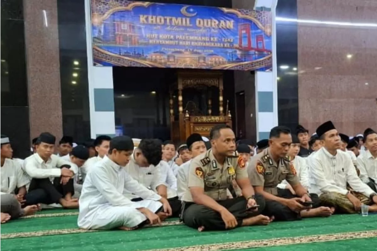 Peringati Hari Bhayangkara ke-80, Polda Sumsel Adakan Khataman Al-Qur'an