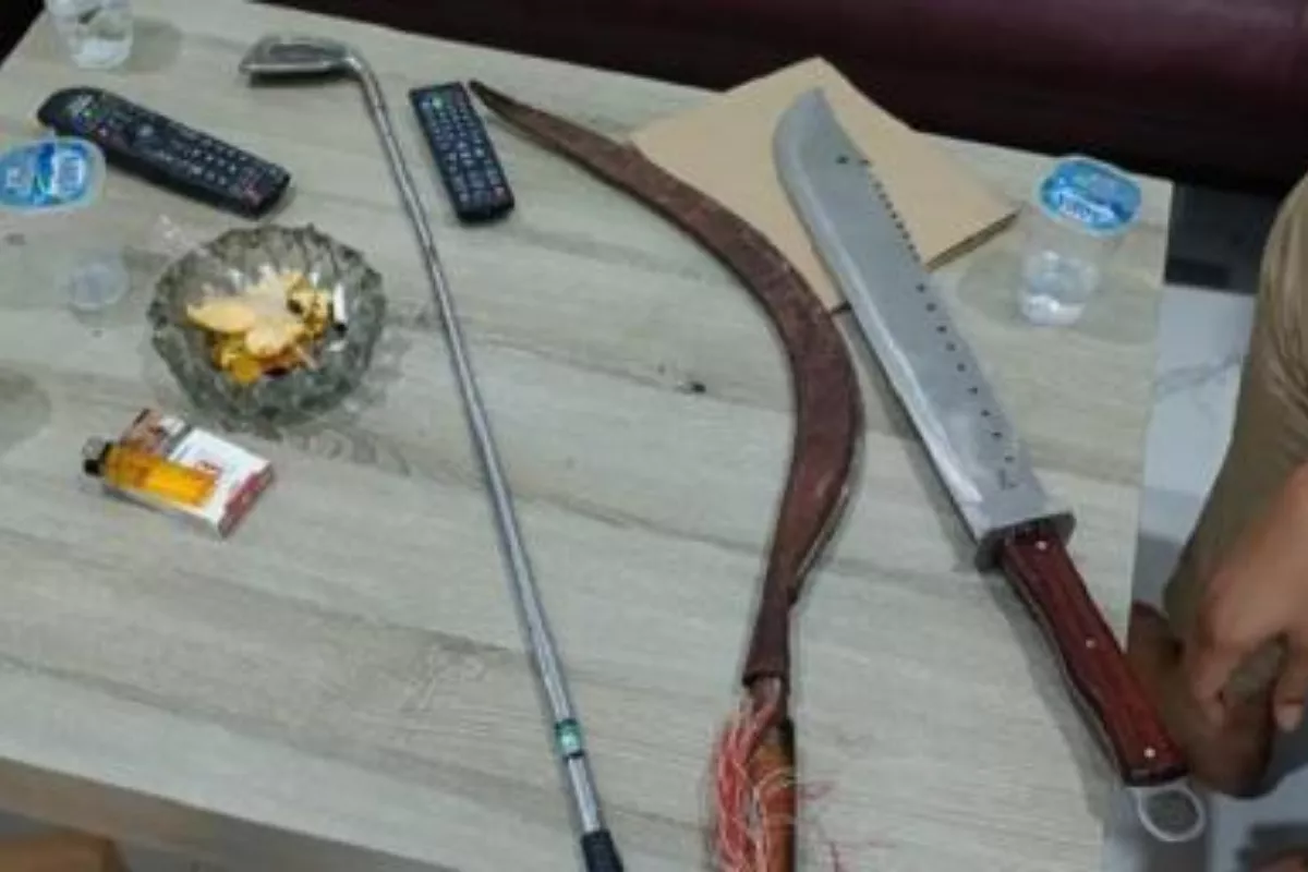 3 Remaja di Koja Gagal Tawuran, Celurit dan Stik Golf Disita