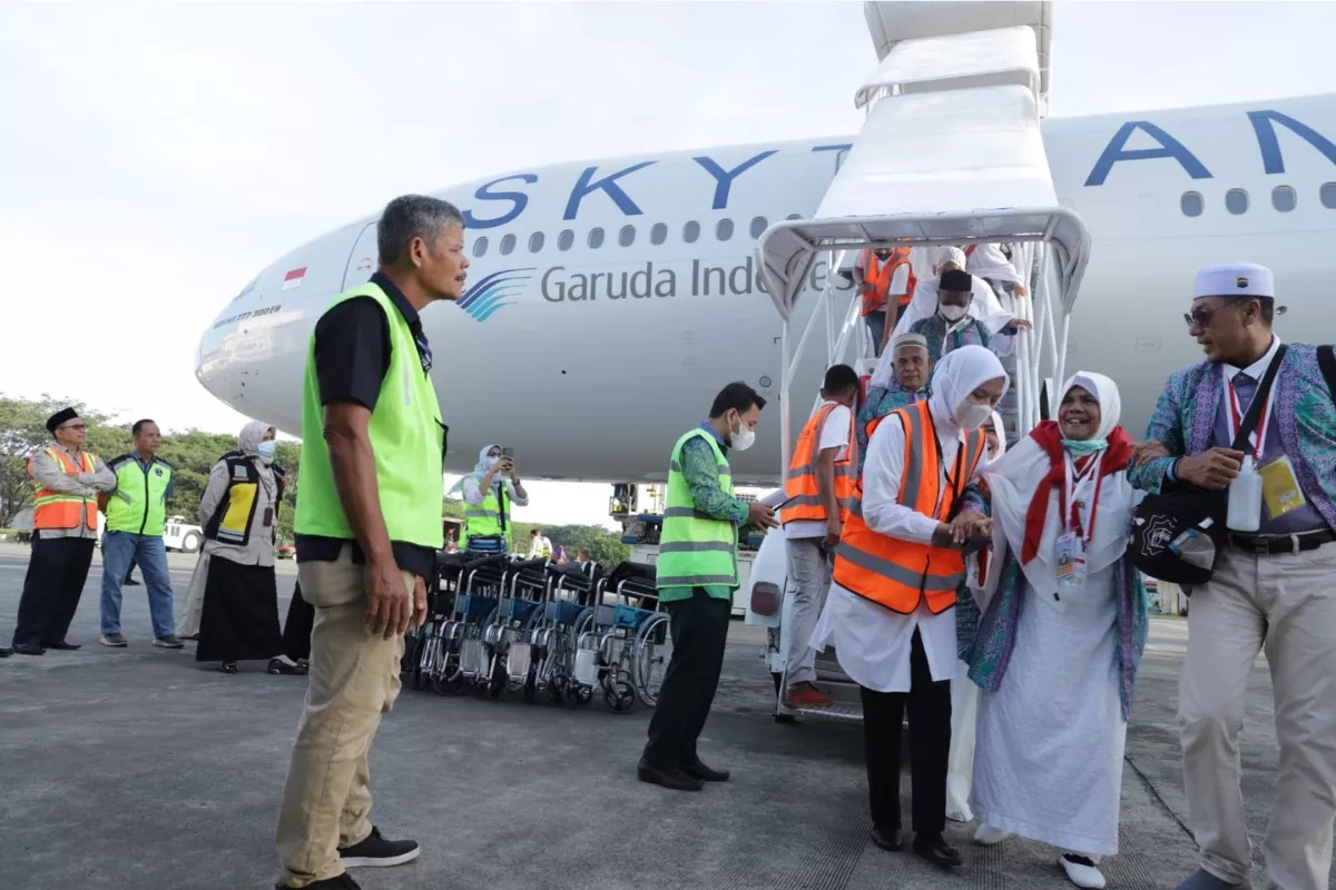 PPIH: Sebanyak 1.567 Jamaah Haji Aceh Tiba dengan Selamat di Tanah Air