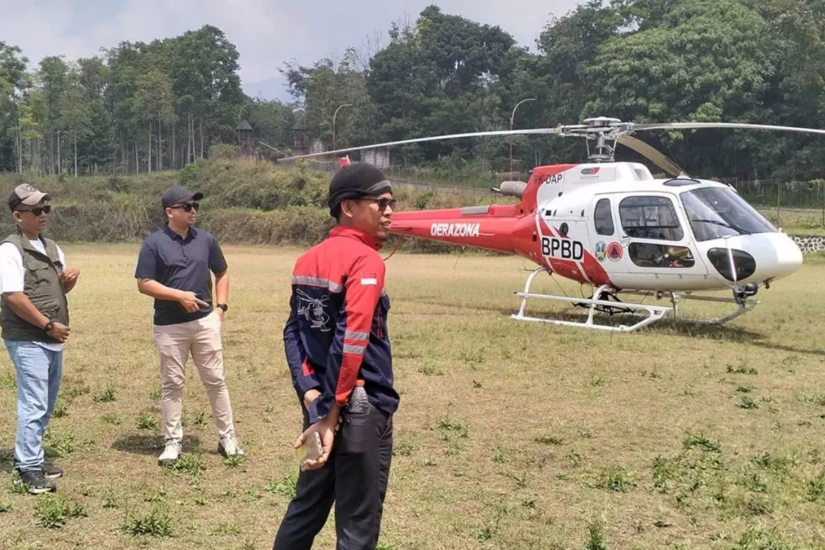 Karhutla Arjuno-Welirang: Water Bombing dan Jalur Darat Dikerahkan