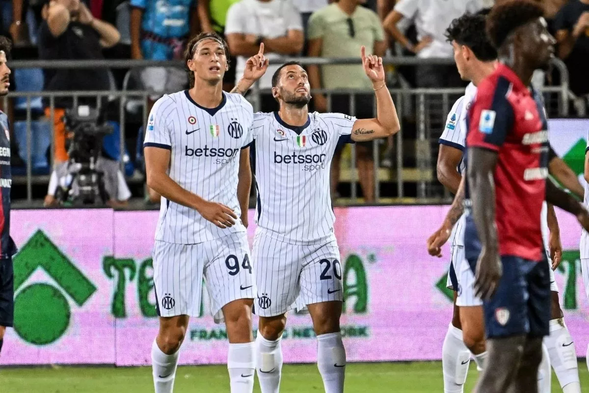 Inter Milan Amankan Poin Penuh di Sardegna Arena Lewat Gol Calhanoglu