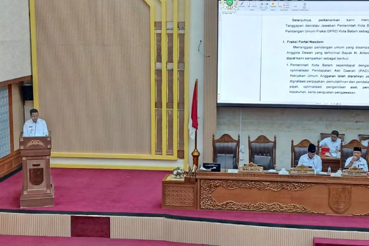 Kenaikan Anggaran Infrastruktur Batam pada APBD 2026 Naik 20,98 Persen