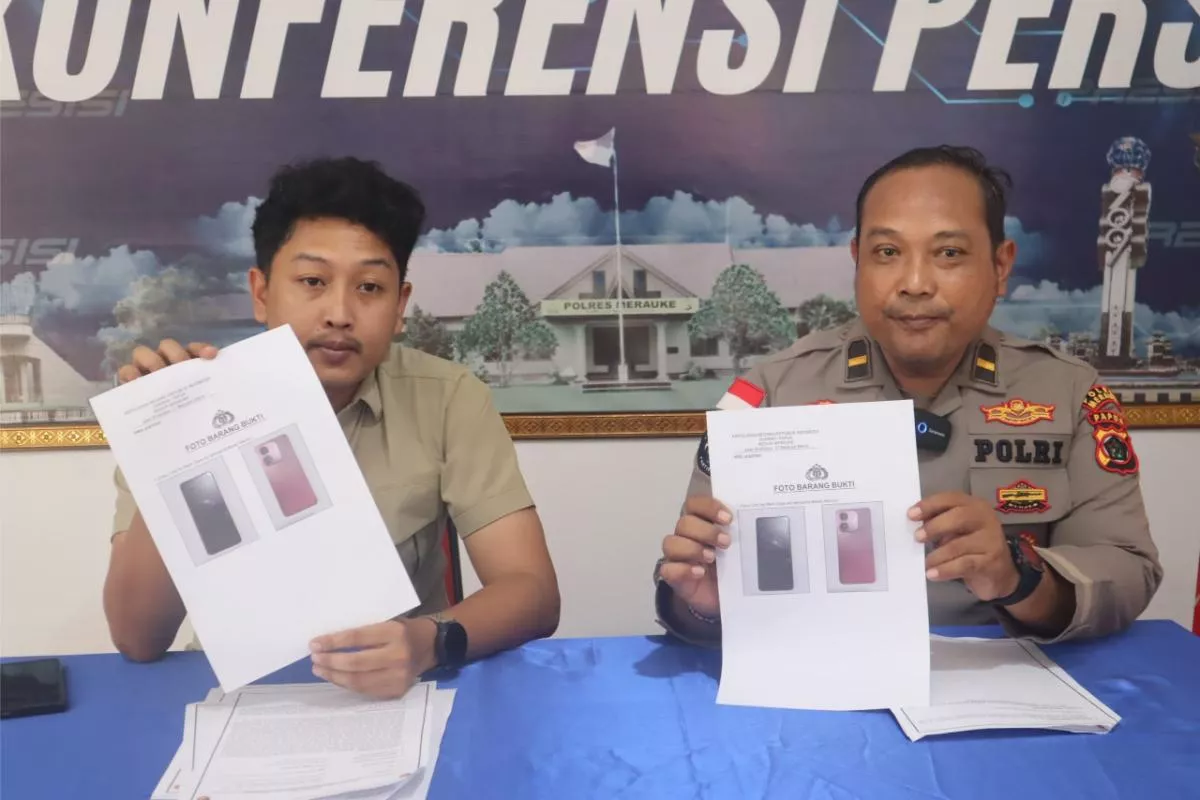 Pelaku Pencurian Dua HP di Merauke Berhasil Diringkus Polisi
