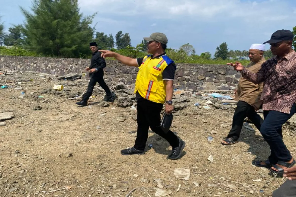 Syech Muharram Tinjau Proyek Kampung Nelayan Merah Putih Pulo Aceh