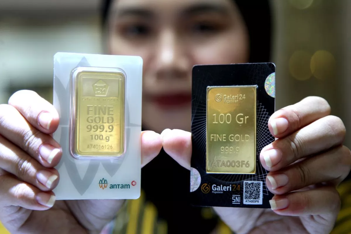 Harga Emas Antam 13 Mei 2026 Mandeg di Level Rp2.859.000 per Gram