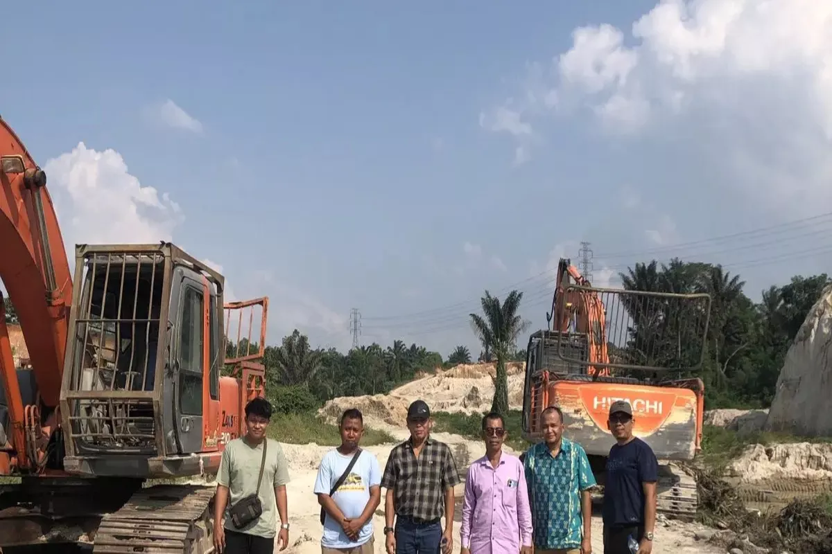 Disperindag ESDM Sumut Temukan Tambang Pasir Ilegal di Batubara