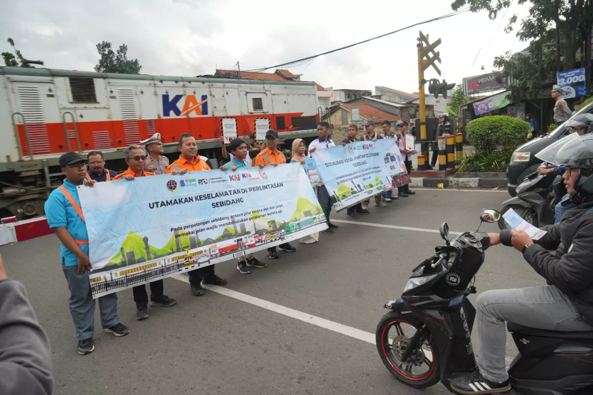 KAI Daop 2 Bandung Soroti Ratusan Perlintasan Sebidang