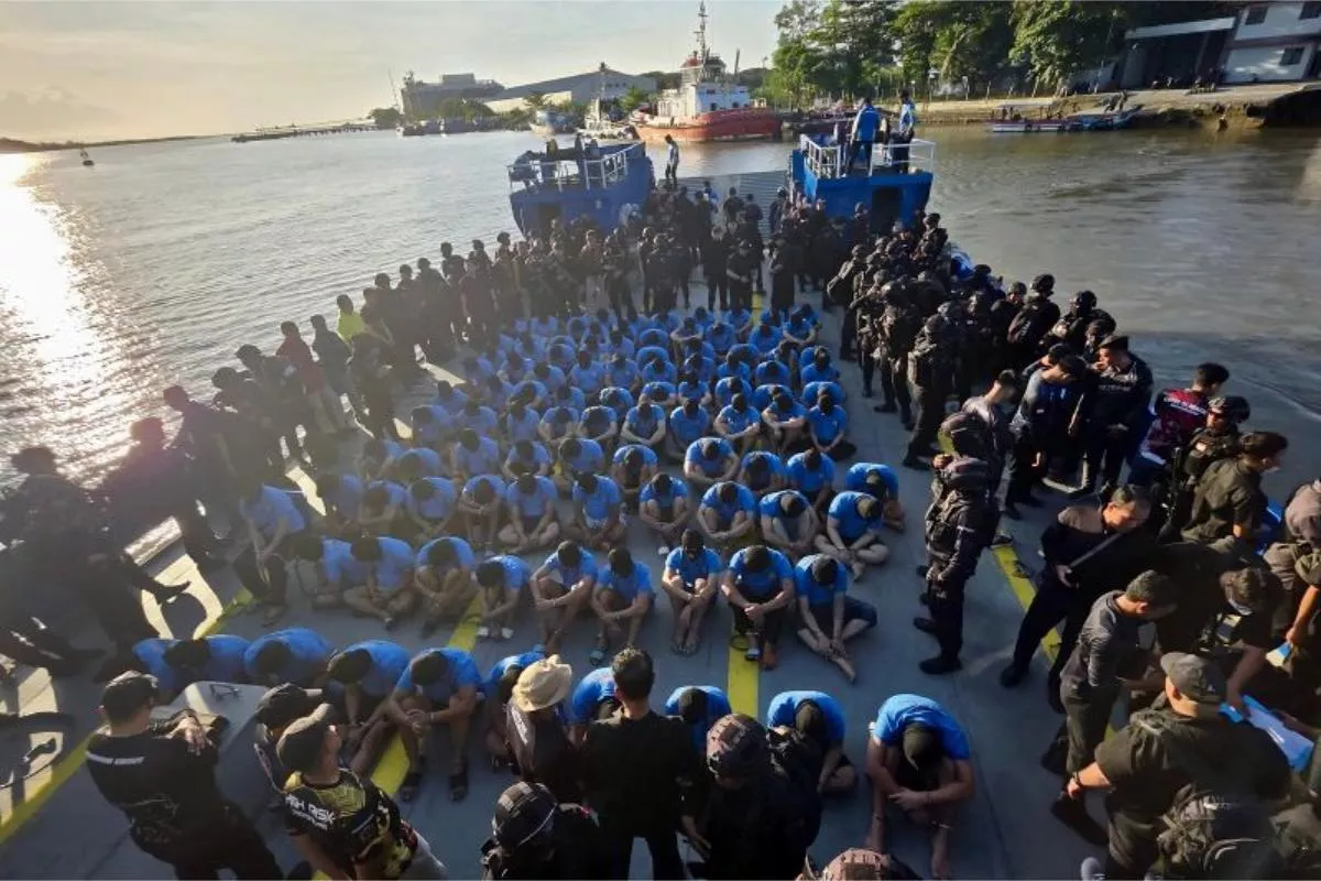 Ratusan Narapidana Berisiko Tinggi Digeser ke Lapas Nusakambangan