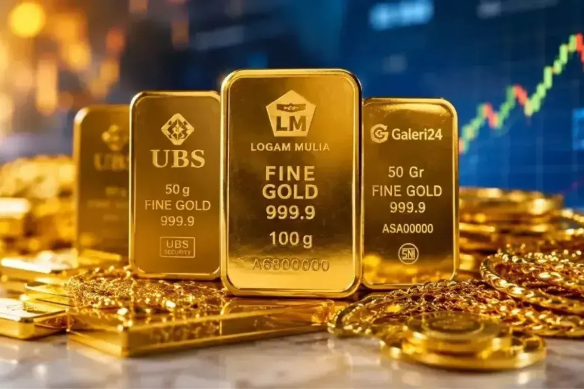 Harga Emas Tiga Produsen Kompak Turun pada 11 Juni 2026