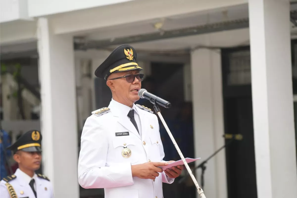 Upacara Hari OTDA ke-30 Perkuat Kemandirian Daerah di Sukabumi