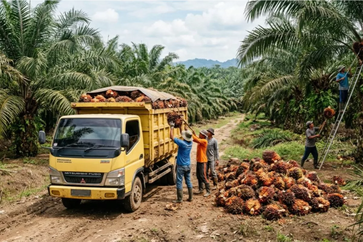  Naik Rp55,60 per Kg, Harga TBS Sawit Plasma Riau Usia 9 Tahun Melejit 