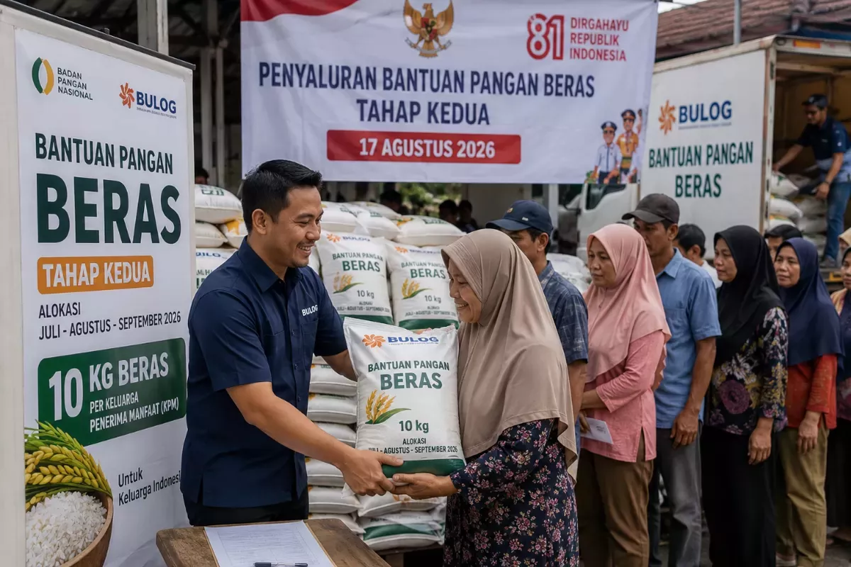 Stok Pangan 2026 Terkuat, Cadangan Beras Capai 5 Juta Ton