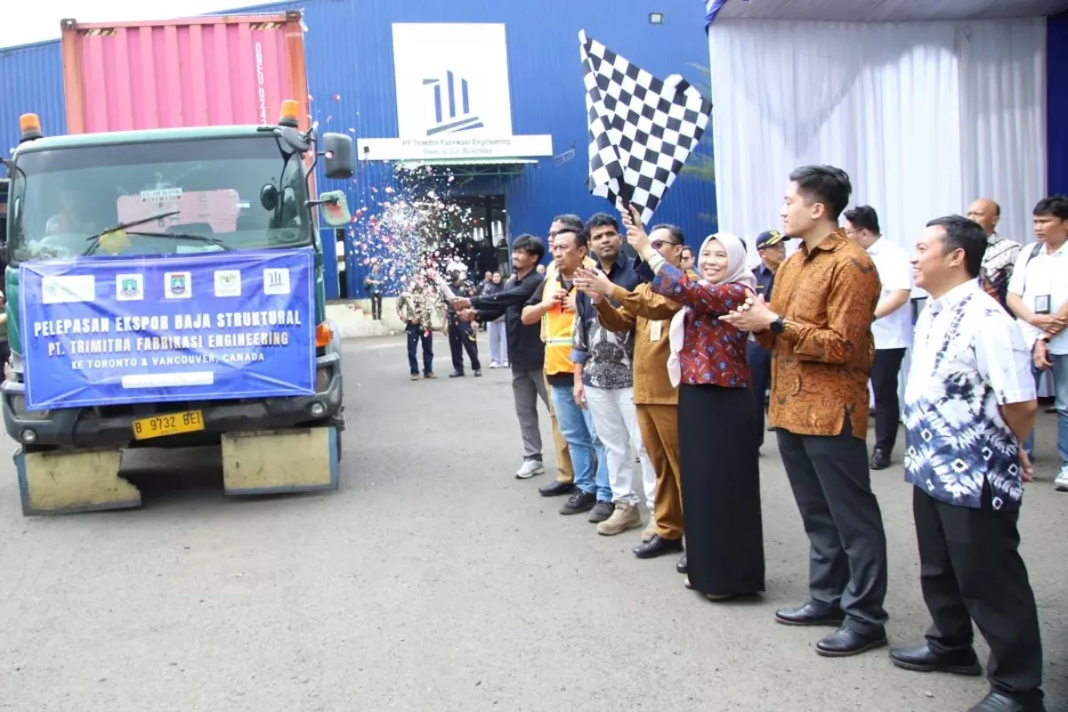 Kemendag Lepas Ekspor Baja Struktural ke Kanada Senilai Rp3,85 Miliar