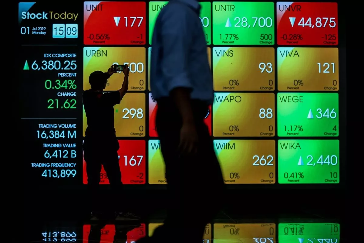 Indeks Harga Saham Gabungan Ditutup Melemah Menuju Level 6101