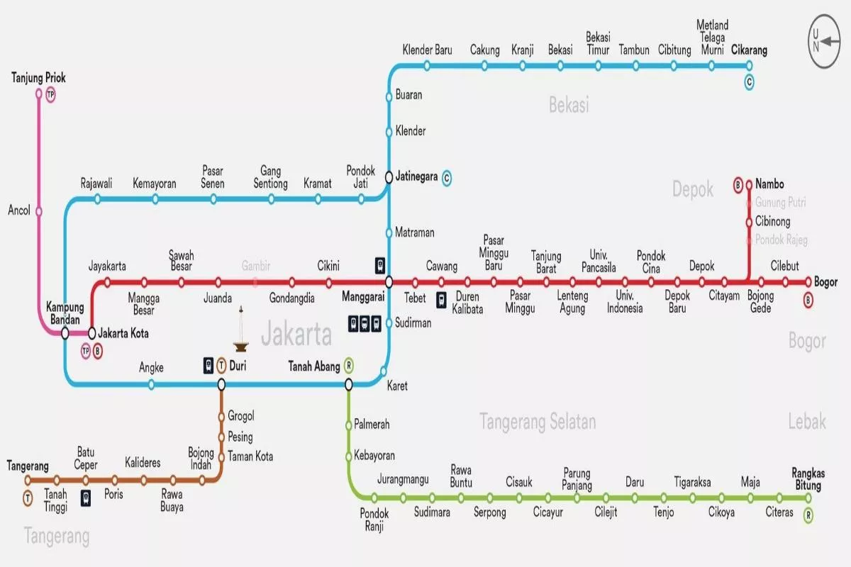 Panduan Rute KRL Jabodetabek: Jalur Bogor, Bekasi, dan Tangerang