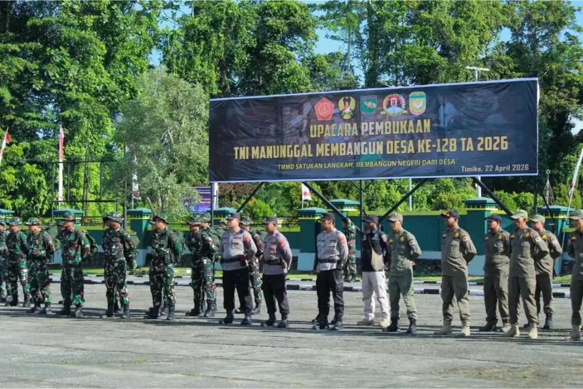 Danlanud YKU Dukung Akselerasi Pembangunan Melalui TMMD Ke-128