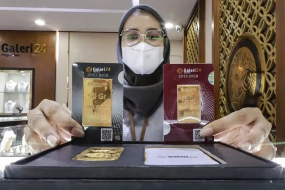Banderol Emas Antam Pegadaian Melonjak Drastis Capai Rp2,74 Juta Per Gram